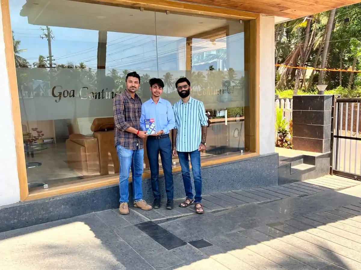 The Goa App team at Goa Continental
